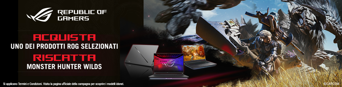 ASUS ROG x Monster Hunter Wild Promo